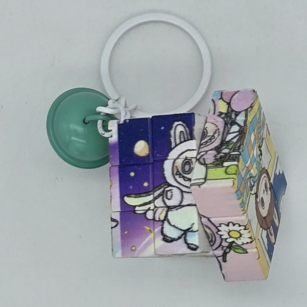 Pink Labubu Wallet and Keychain Set - Picture 5 of 5